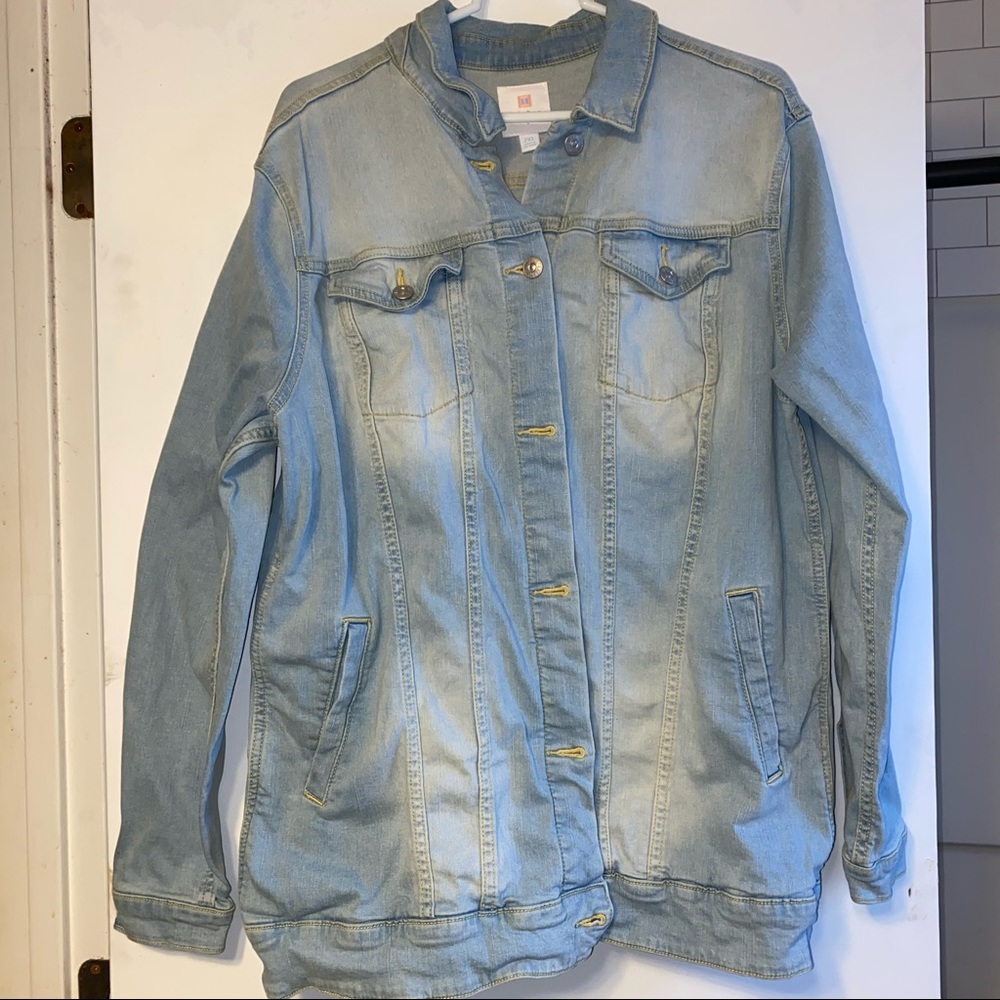 patriotic blue jean jacket